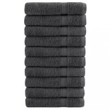 Cumpara ieftin Prosoape de saună SOLUND 10 buc antracit 80x200 cm 600 gsm