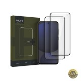 Folie de protectie Ecran HOFI Glass PRO+ pentru Samsung Galaxy S24 FE S721 Sticla Securizata Full Glue Set 2 bucati 2.5D Neagra