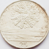 Cumpara ieftin 579 Cehoslovacia 25 Korun 1970 Czechoslovakian Liberation km 69 argint, Europa