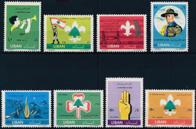 LIBAN, SCUTISM - SERIE COMPLETĂ MNH foto