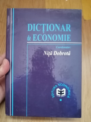 Dictionar de economie - Nita Dobrota (coord.) : 1999 foto