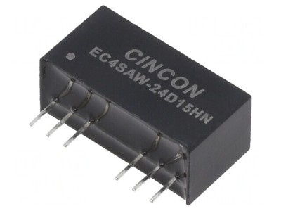 Convertor DC/DC 5/6W 9-36V la 15V/-15V foto