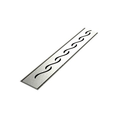 Rigola dus Hydroland Wave, integral din inox, lungime 50 cm foto