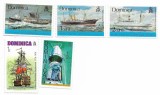 Dominica - Marci diverse, 1975-1976 - valori neobliterate (5 buc.)