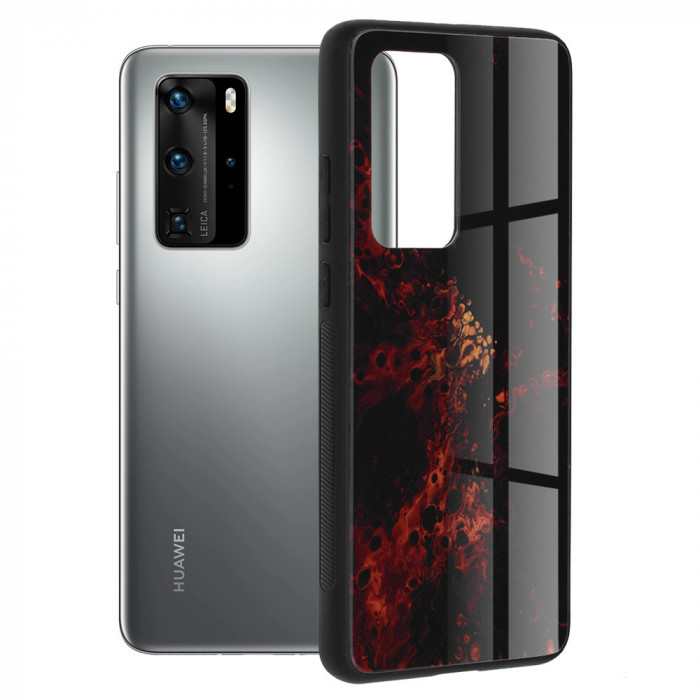Husa Techsuit Huawei P40 Pro - Red Nebula