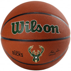 Mingi de baschet Wilson Team Alliance Milwaukee Bucks Ball WTB3100XBMIL maro