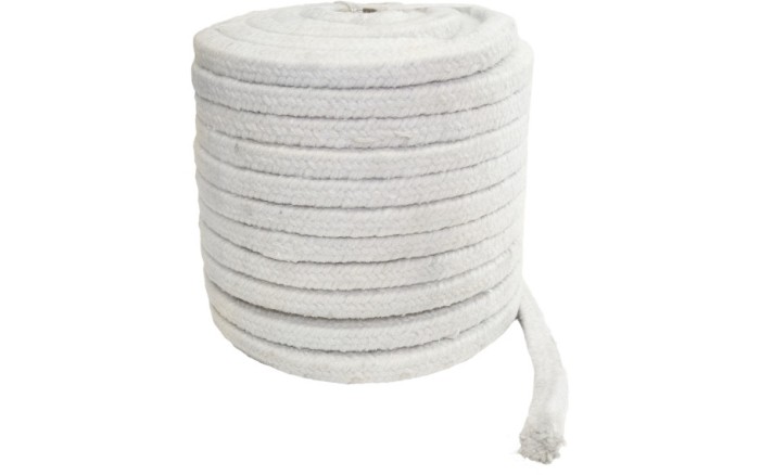 Snur fibra ceramica rigida pt. cazane centrale sobe seminee 16x16 mm x 1 metru