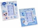 Cumpara ieftin Set 2 rame foto masa ceramica multicolora Baby cm 12 x 12,5 H, 5 x 7,5 H