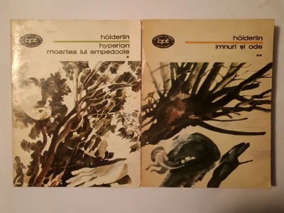 Holderlin - Hyperion. Moartea lui Empedocle + Imnuri și ode (2 vol.; BPT 913+914) foto