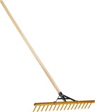 Grebla de gradina Strend Pro Garden, 15 dinti, 62x150 cm, ALU