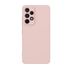 Husa Soft Touch, slim, ALC Mobile, anti soc, compatibila cu Samsung Galaxy A23 5G, Roz Pudra Tpu foto