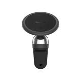 Suport Auto Telefon Magnetic Baseus C01, Grila Ventilatie, Rotatie 360, Universal, Negru