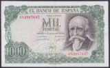Bancnota Spania 1.000 Pesetas 1971 - P154 XF+ ( vezi descriere )