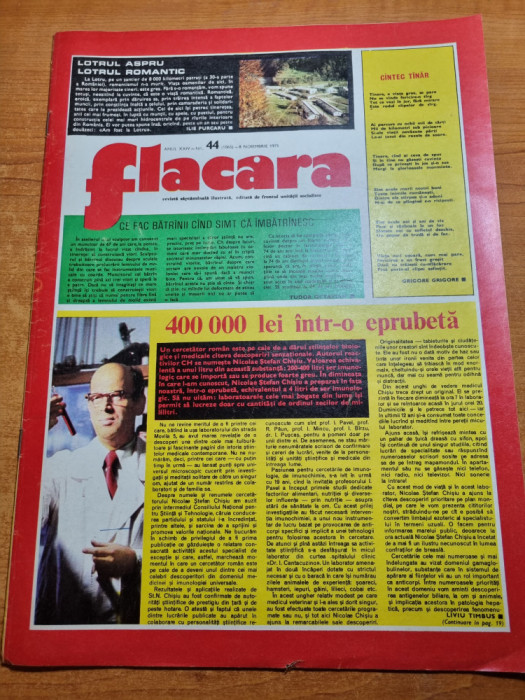 flacara 8 noiembrie 1975-art. 10 ani pe lotru,cenaclul flacara,stefan iordache