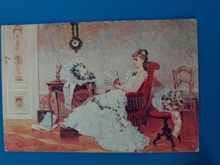CPIB 23363 CARTE POSTALA - TH. AMAN, DUPA CONCERT (ZINA DE NORY, FIICA VITREGA A ARTISTULUI, NECIRCULATA