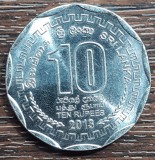 (M1879) MONEDA SRI LANKA - 10 RUPEES 2013, STARE AUNC, Asia