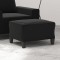 vidaXL Taburet, negru, 60x50x41 cm, microfibră 349344