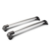 Bare transversale Yakima FlushBar Silver pentru Audi A4/S4/RS4 Allroad 2009-2015