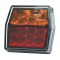 Lampa spate 99,6x93, 4 functii, iluminare numar, LED, cablu, LED Fristom