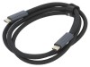 Cablu USB C 4.0 1m negru textilă, Baseus