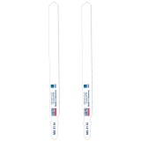 Wilpu MG 31 BI - Set panze fierastrau pendular tija cu un prag de prindere (T) 132 mm metal taiere dreapta fina 2 bucati