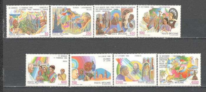 Vatican.1987 Calatoria Papei Ioan Paul II SV.567