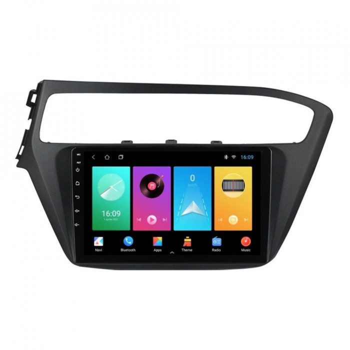 Navigatie dedicata cu Android Hyundai i20 2018 - 2020, 2GB RAM, Radio GPS Dual