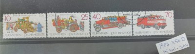TS21 - Timbre serie DDR 1987 Mi3101-3104 foto