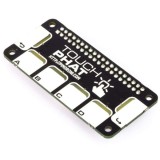 Cumpara ieftin Modul Touch pHAT cu 6 butoane capacitive si LED-uri pentru Raspberry Pi