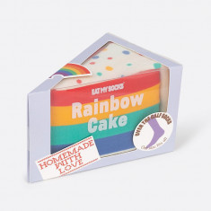 Eat My Socks Sosete Rainbow Cake