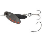 Lingurita Rotativa Savage Gear Spinner Grub Sinking Nr.1, Black Red Black, 3.8g