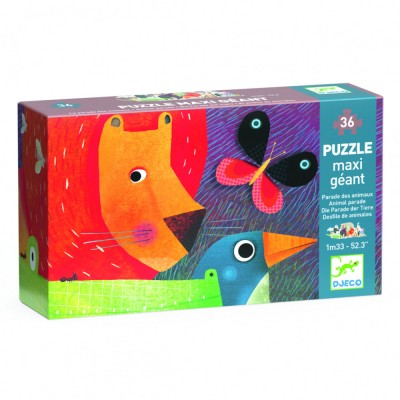 Puzzle gigant Parada animalelor, Djeco foto