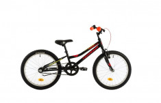 Bicicleta Copii Dhs Terrana 2001 Negru Rosu 20 inch foto