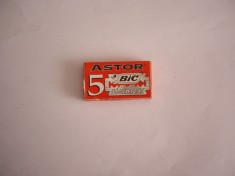 C7 7 - Set 5 lame ras - Astor - Bic stainless - piesa de colectie