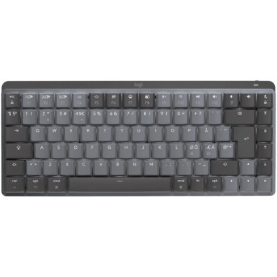 Tastatura wireless Logitech MX Mechanical Mini pentru Mac, Iluminata, Space Grey foto