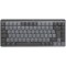 Tastatura wireless Logitech MX Mechanical Mini pentru Mac, Iluminata, Space Grey