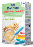 Cereale 5 Cereale cu lapte 6m+, 250g, Danalac