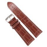 Cumpara ieftin Curea Ceas Matteo Ferari &ndash; Piele Naturală Maro, Imprimeu Crocodil, 22mm