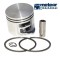 Piston complet drujba compatibil Stihl MS 391 49mm Meteor