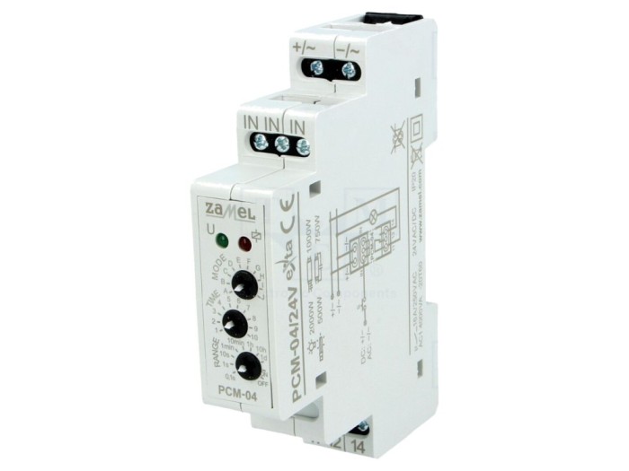 Timer analogic SPDT 24V AC/DC