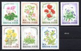 UNGARIA 1973, Flora, serie neuzată, MNH