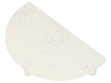Obturator Lăptos pentru Profile LED, 20 Buc Plexiglass PMMA