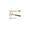 Ciocan cauciuc 450 gr alb moale - Ingco HRUH8916