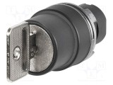 Comutator rotativ cu cheie 22mm EAO Poz.i stab: 2 fără IP65 46