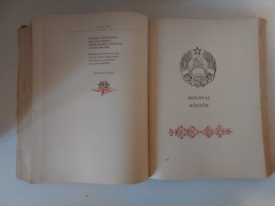 A Szovjet Kolteszet Antologiaja / antologie de poezie sovietica, in limba maghiara, 1952 foto