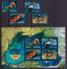 ✅ RO 2007 ,LP 1755a,&quot;Fauna din Marea Neagra&quot; , colita 393+ serie , MNH, Nestampilat