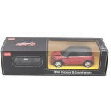 MASINA CU TELECOMANDA MINI COOPER S COUNTRYMAN ROSU CU SCARA 1 LA 24