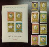 Honduras 1965 Pater Subirama, set+perf.sheet, high values, MNH AL.077