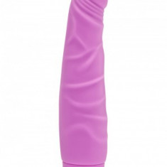 Vibratoare pentru incepatoare - Get Real Mini Vibrator Subtire din Silicon - culoare Roz