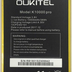 Baterie Oukitel K10000PRO, Baterie originala de 10000 mAh, noua
